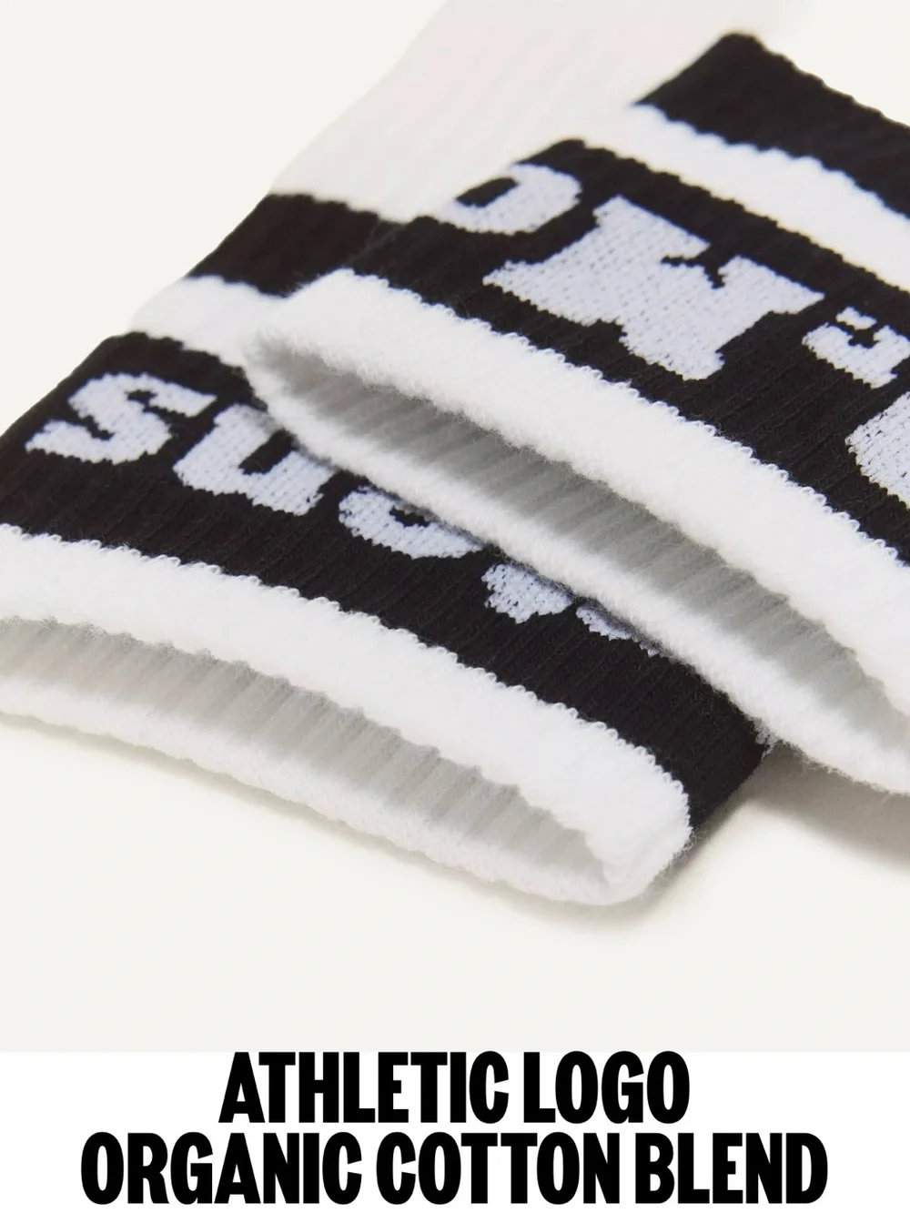 Dr. Martens Pink, White & Black Organic Cotton Striped Socks - 3 Pack S/M